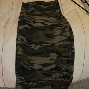 Camo Maxi Skirt